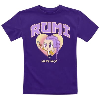 KPop Demon Hunters - Anime T-shirt voor kinderen - Huntrix Rumi - voor Kinderen - lila