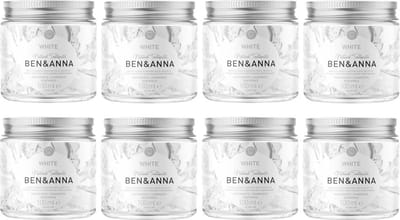 BEN&ANNA - Whitening Tandpasta - 8 Pak - voordeelverpakking