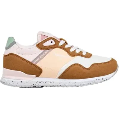 Pepe Jeans London Bubble Schoenen Bruin,Roze EU 32 Meisje