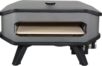 RVV® Pizza oven Buiten - Pizza oven Buiten - Pizza oven Buiten Gas - Pizza’s tot Ø34 cm in 2 minuten - Energy Class A - Zwart -54 cm x 54 cm x 32 cm