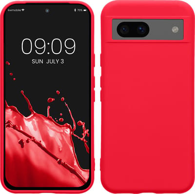 kwmobile telefoonhoesje geschikt voor Google Pixel 8a - Hoesje voor smartphone - Back cover in neon roze