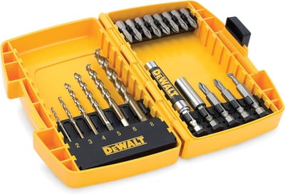 DeWalt bit + HSS metaalborenset 19 delig