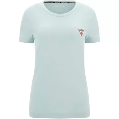 Dames-T-shirt met ronde hals Guess Mini Triangle
