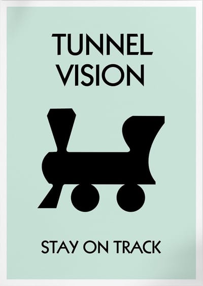 Tunnel Vision (Monopoly) | Poster | A3: 30 x 40 cm