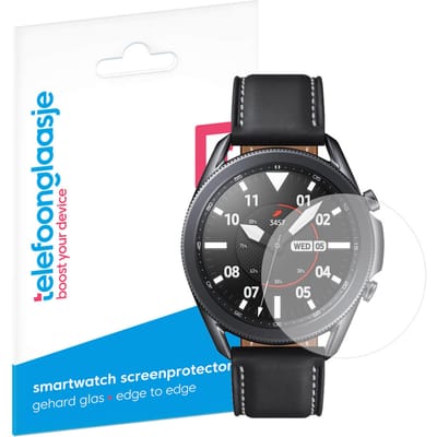 Telefoonglaasje Screenprotector Samsung Galaxy Watch 3 - PMMA - (Dun/Flexibel) Plexiglas Screenprotectors Geschikt voor Samsung Galaxy Watch 3 - Beschermglas - Smartwatch