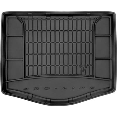 LuxGear Geschikt voor FORD C-Max Mk1 2003-2010 - Kofferbakmat - TPE Rubber - 5 cm Hoge Rand - Organizer - Geurloos