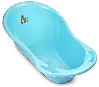 Antislip Babybadje voor Pasgeborenen - Ideaal Voor 0 tot 24 Maanden met Thermometer en Afvoerslang
