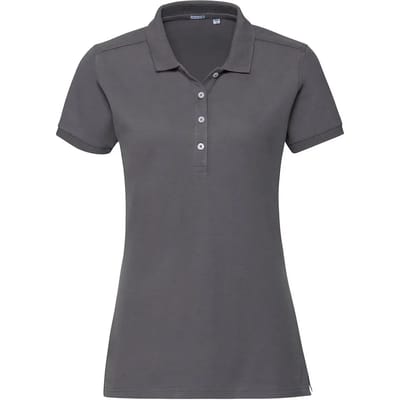 Damespolo Russell Athletic Fitted Stretch