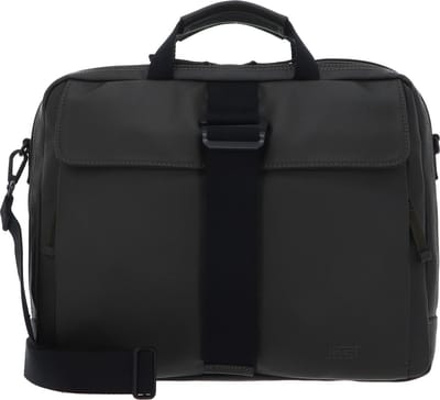 JOST Business tas Schoudertas met laptopvak Viborg Business Bag Olive Olijfgroen