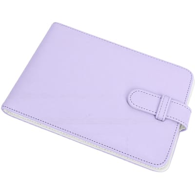 40 Zakken Klein Fotoalbum voor 6 Inch Foto's PVC PU Leer Draagbaar Klein Fotoalbum voor Familie Bruiloft Baby paars