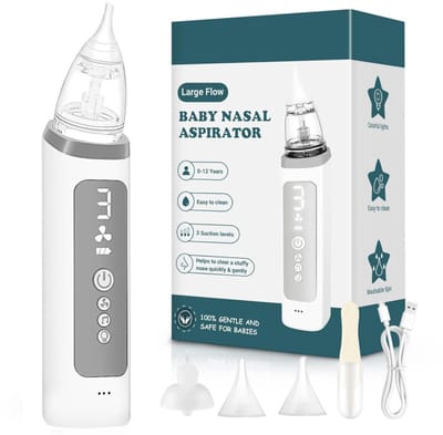 Elektrische neuszuiger voor baby's - Elektrisch - Neuszuiger - Apparaat voor verlichting van neusverstopping - Professioneel model
