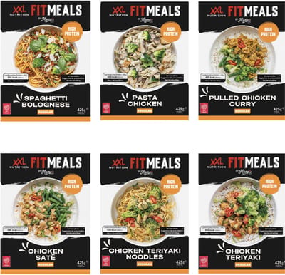 Fitmeals - XXL Nutrition - 12 diepvries maaltijden - kant en klaar maaltijden - regulier pakket