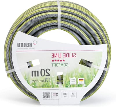 Tuinslang Comfort Slide Line grijs/geel 1/2 inch/20 m - extra flexibel