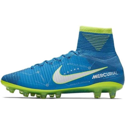 Chaussures de football Nike Mercurial Superfly 5 NJR Ag-Pro AG Homme sneaker Bleu clair 921496-400 44.5