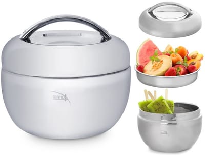 Orion Apple Serie - Roestvrijstalen Thermos - 1,3L - Inclusief Deksel - Eenvoudig In Gebruik