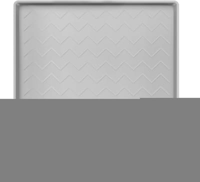 Airco Dienblad - Lekvrije Schaal - Vocht Opvangen - Antislip Onderkant - 56 x 56 cm - Grijs