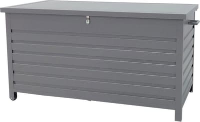 Cambridge kussenbox - aluminium - 141x73 cm - arctic grey