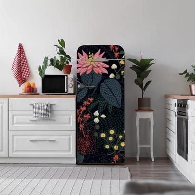 JHUBERS- Koelkastfolie 28,7 x 163 cm - Zelfklevende Vinyl - Waterdichte Muurstickers - Verwijderbare Decoratie - Keuken/Thuis - Milieuvriendelijk PVC - Fridge Wrap