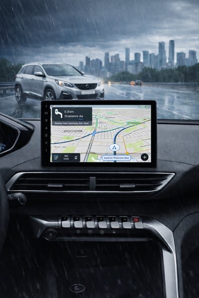 ADIVOX T1 9 inch geschikt voor Peugeot 2008/4008/5008 Android 15 CarPlay/Auto/Wifi/DSP/NAV/DAB+
