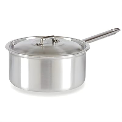 Kinvara Steelpan - D20 cm - 3L - aluminium - sauspan/juspan - met deksel - pannen