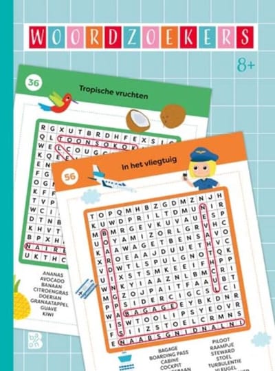 Puzzelboeken 1 - Woordzoekers 8+