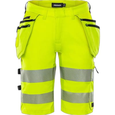 Fristads Hoge zichtbaarheidskleding voor dames, High Vis-stretchshort voor vakmensen, KL 1 2667 Gstp 301370