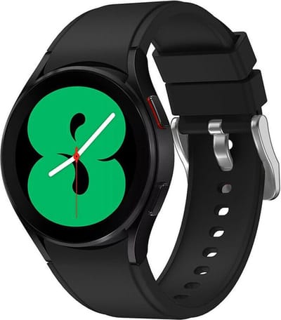 Strap-it Siliconen bandje perfect fit - geschikt voor Samsung Galaxy Watch 7 (40 & 44mm) / Watch 6 40 & 44mm / 6 Classic 43mm & 47mm / Watch 5 40 & 44mm / 5 Pro / Watch 4 40 & 44mm / 4 Classic 42 & 46mm / Watch FE - zwart