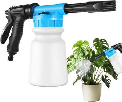 Schuimkanon - Zeepdispenser - Auto Reinigen - Verbeterde Schuimtechnologie - 1 Liter Capaciteit - Blauw