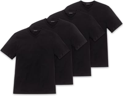SCHIESSER T-shirt American T-Shirt Verpakking van 4