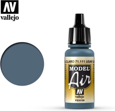 Vallejo Hobbyverf Acrylverf - 71111 Model Air USAF Light Blue - Acryl Verf flesje - 17 ml