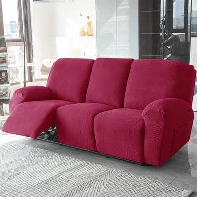 Nordic effen kleur jacquard relaxfauteuil hoes voor woonkamer stretch relaxfauteuil hoes relax lazy boy fauteuil hoes