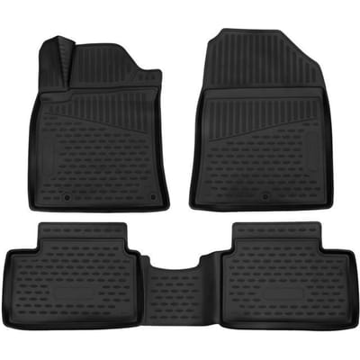 Vloermatten - Exclusief - Hyundai I30 - 3D Rubber - 4 stuks - Alle seizoenen