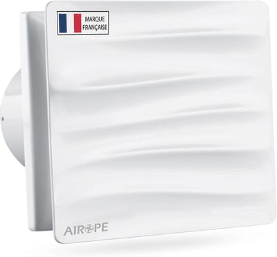 Badkamerventilator - Wit - 100 mm - Stille Afvoerventilator met Terugslagventiel - Voor Badkamer, Keuken, Toilet, Kantoor