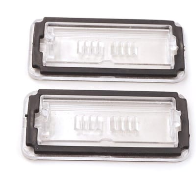 BSP1119-1 Ensemble de couvercles de lentilles de lampe de plaque d'immatriculation arrière 51800482 pour Fiat Abarth 500 500C Linea