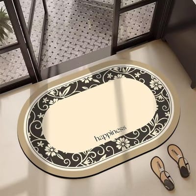Amerikaanse Licht Luxe Diatomeeënaarde Mat Absorberende Vuile Badkamermat Antislipmat Gemakkelijk Te Reinigen Voetmat Deurmat 40 * 60cm