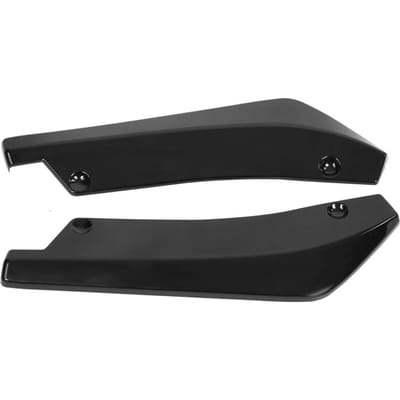 Lot de 2 becquets de pare-chocs arrière de voiture, diffuseur de canard anti-collision, séparateur d'angle black