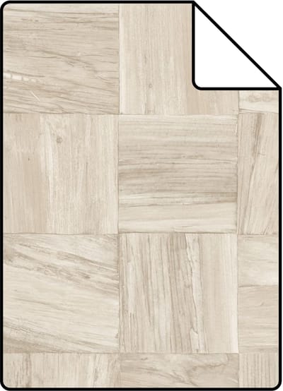 Proefstaal Origin Wallcoverings behang sloophout motief lichtbeige - 26.5 x 21 cm - 347929-S