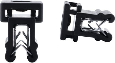 PRO-TIE® - Edge Clip (B-Type), Kabelbinder paneel klemvoet UV+ Universeel voor paneel 1 t/m 3mm Zwart UV bestendig (Zak 100 stuks) (tiewrap/tyrap/tie-wrap/bundelbandje/colsonbandje/)