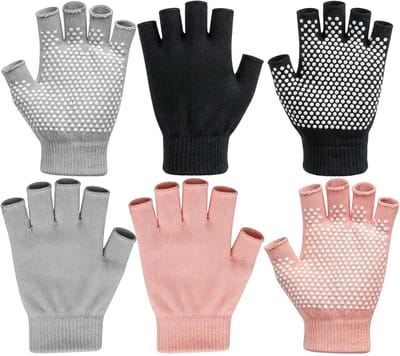 Vingerloze handschoenen - Fitness handschoenen - Sport en training - Ademend en antislip - 3 paar - Niet gespecificeerd