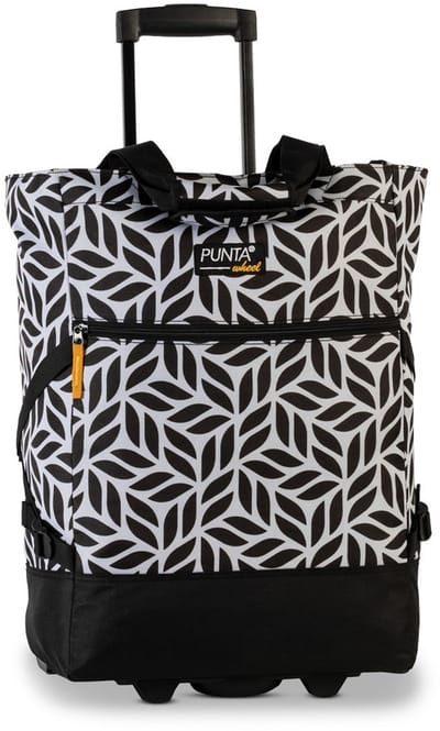 Punta Wheel Trolley Shopper Wit/Zwart