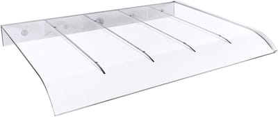 Regenkap Deur - Overkapping Buiten - Bescherming Entree - UV Bestendig - 35x50cm - Transparant