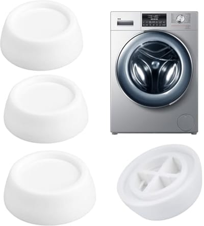 Vibratievoeten voor Wasmachine - Universele Antislip Voetjes voor Geluidsreductie en Trillingsdemping