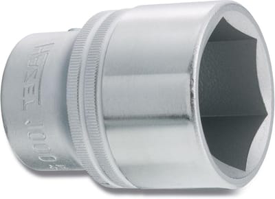 Inbussleutel Dop - Zeskant Dop - Vastzetten Bouten - Gripvast Gekarteld - 36 mm - Zilverkleurig