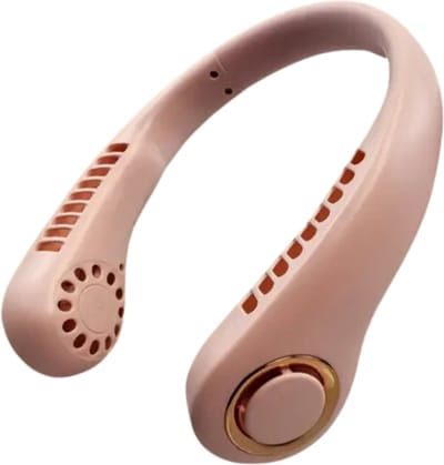 Bovista Nekventilator - Draagbare Gezichtsventilator - Neck Fan - Met Koeling - Hals - Hoofd - Roze - Tegen Warmte