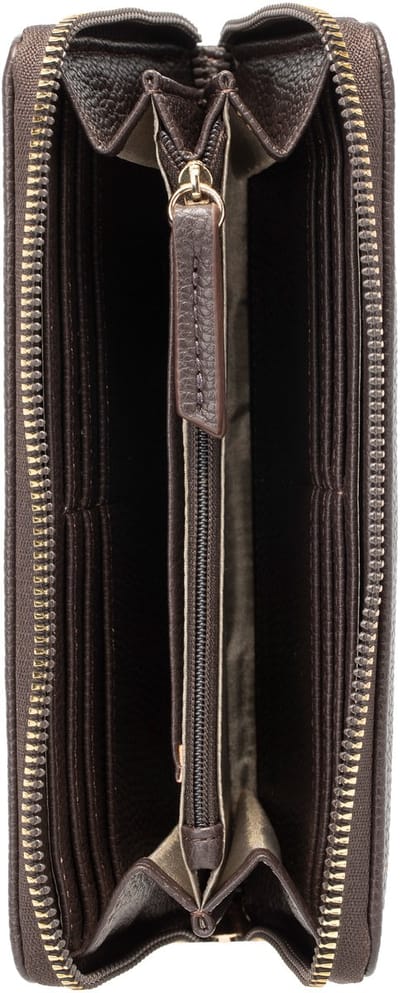 JOOP! portemonnee Salve Melete Purse Darkbrown donkerbruin