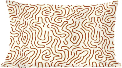 Sierkussens - Kussentjes Woonkamer - 60x40 cm - Minimalistisch - Patroon - Terracotta