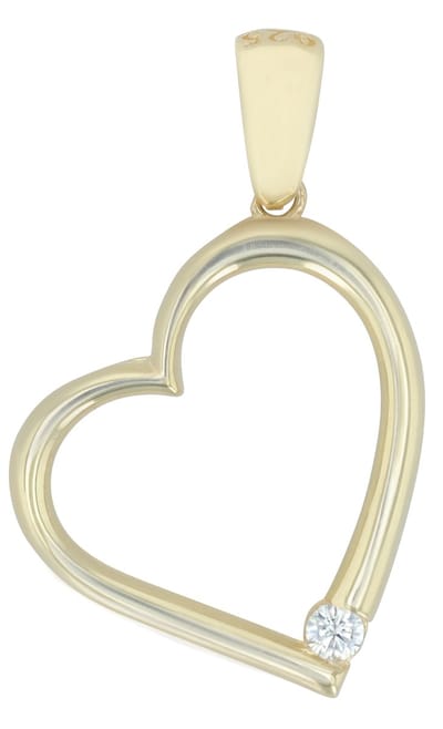 AKZENT Akzent Dames Hanger "Dania" uit 925 Sterlingzilver, gerhodineerd, duurzaam