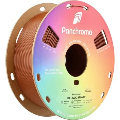 Polymaker CA02013 Panchroma™ Metallic Filament PLA kunststof Meerkleurig 1.75 mm 1000 g Brons, Metallic 1 stuk(s)
