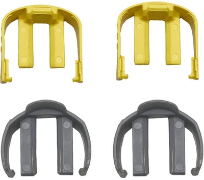 Geschikt voor Karcher K2- K7 Drukwasmachine snelkoppeling C-vormige borgclip-2 x grijs+2 x geel