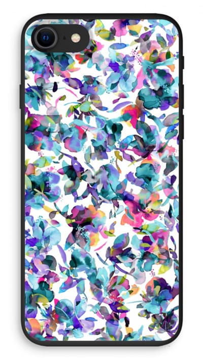 Case Company® - Hoesje geschikt voor iPhone 8 hoesje - Hibiscus Flowers - Biologisch Afbreekbaar Telefoonhoesje - Bescherming alle Kanten en Schermrand